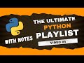 Data Types In Python | Python Data Types | Hindi | VIDEO : 4