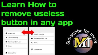 How to remove useless button in any app// Only for Education screenshot 1