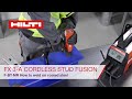 Hilti Cordless Stud Fusion F BT MR How To Weld On Coated Steel Hilti Cordless Stud Fusion F BT MR How To Weld On Coated Steel