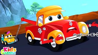 Slippery Slope, Super Car Royce, Car Cartoons \& Kindergarten Videos for Children