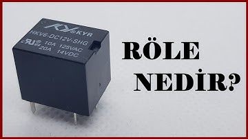 Röle Nedir ? Örnek Devreyle Anlatım