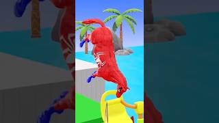 Long Slide 3D Animation Game #3d #animation #3danimation #spiderman #viral #superherorun