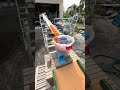 Long Slope Marble Run ⭐ L-Shaped Angle Slope & Spinning Bucket ASMR 2
