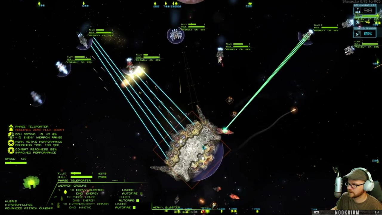 Pirate Starbase attack - Starsector