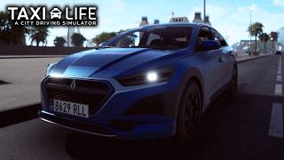 Driving Taxi In Barcelona | Taxi Life: A City Driving Simulator | 4K Gameplay screenshot 3
