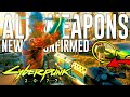 Cyberpunk 2077 ALL CONFIRMED WEAPONS! (Part 2)