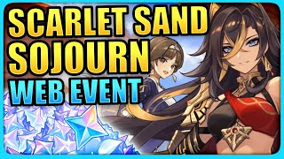 NEW Dehya web event (FREE 40 PRIMOGEMS & WALLPAPER INCLUDED) Genshin Impact 3.5 Scarlet Sand Sojourn
