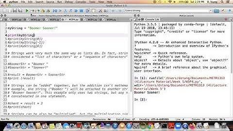 METR1313 - Week 5 - Segment 5 (p1 / 2): Strings and Concatenation in Python