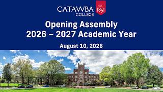 Opening Assembly Fall 2026