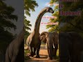 Sauroposeidon: The 60-Foot Giant of Earth! 🦕🌍 #jurassicworld #dinosaur #elephant #aigenerated
