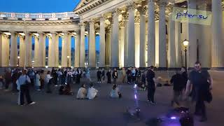 видео: #песниподгитару около #казанскийсобор #ночь  #спб piter.su картинка: #песниподгитару около #казанскийсобор #ночь  #спб piter.su