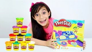BISCOITOS E DOCINHOS NA CONFEITARIA PLAY DOH Diversao com massinha de modelar Pa