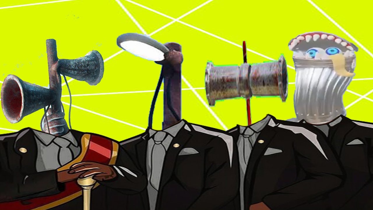 Siren Head & Light Head & Meat Grinder Head & Trash Bin Head Coffin