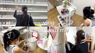 clean with me vlog ทำความสะอาดห้อง🧽🧺🧤 | oraphin.f