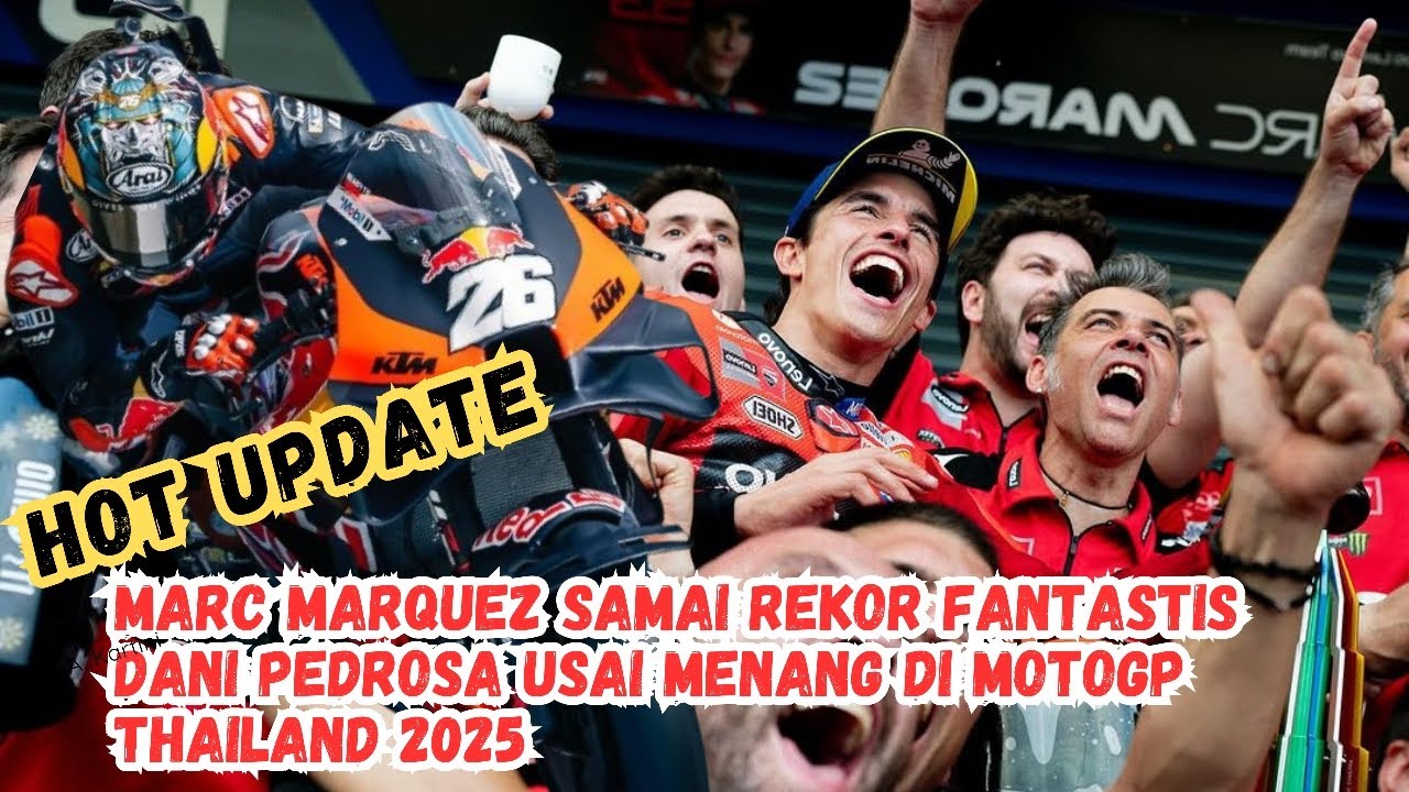 MARC MARQUEZ SAMAI REKOR FANTASTIS DANI PEDROSA USAI MENANGI MOTOGP ...