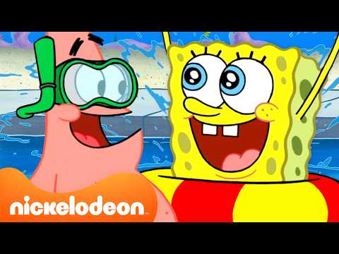 1 hora de las aventuras de verano más divertidas de Bob Esponja ☀️ | Nickelodeon en Español