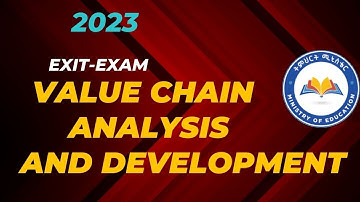 value chain analysis and development | 2023 | #exitexam  #agribusiness