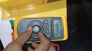 Fluke 707 calibratorLoop Calibrator (simulation sourceing & loop checking) built-in functions.
