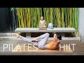 FULL BODY PILATES HIIT WORKOUT || Low Impact (Warm Up & Cool Down Included)