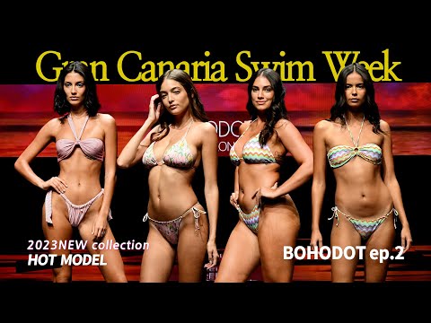 [4k60]2023BOHODOT ep.2 | Gran Canaria Swim Week 2023 by MODA CÁLIDA | 2023 HOT SWIMWEAR