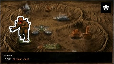 DOOM Snapmap E1M2: Nuclear Plant