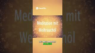 Weihrauch-Moment: Nichts an dir muss anders sein (Tag 21/21) #weihrauch  #kurzmeditation