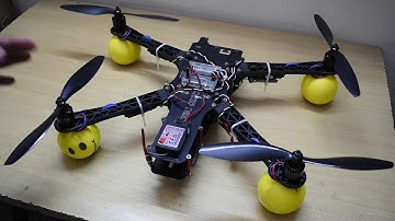 Quadcopter with KK2.1 and TBS Discovery