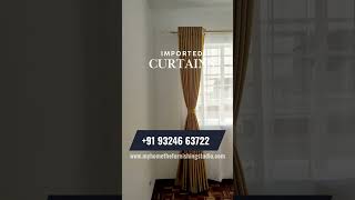 Stylish Imported Curtains Design | My Home The Furnishing Studio #curtainstyle #curtains #homedecor