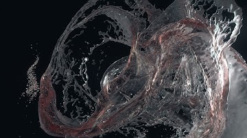 Correlated Chaos | Blender 3D Slow Motion CGI Fluid and Particle Simulation