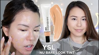 YSL Nu Bare Look Tint Skin Tint Foundation Review |AlisonHa