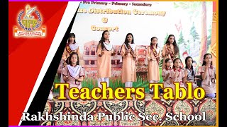 Tribute to teachers | teachers tablo | Annual function