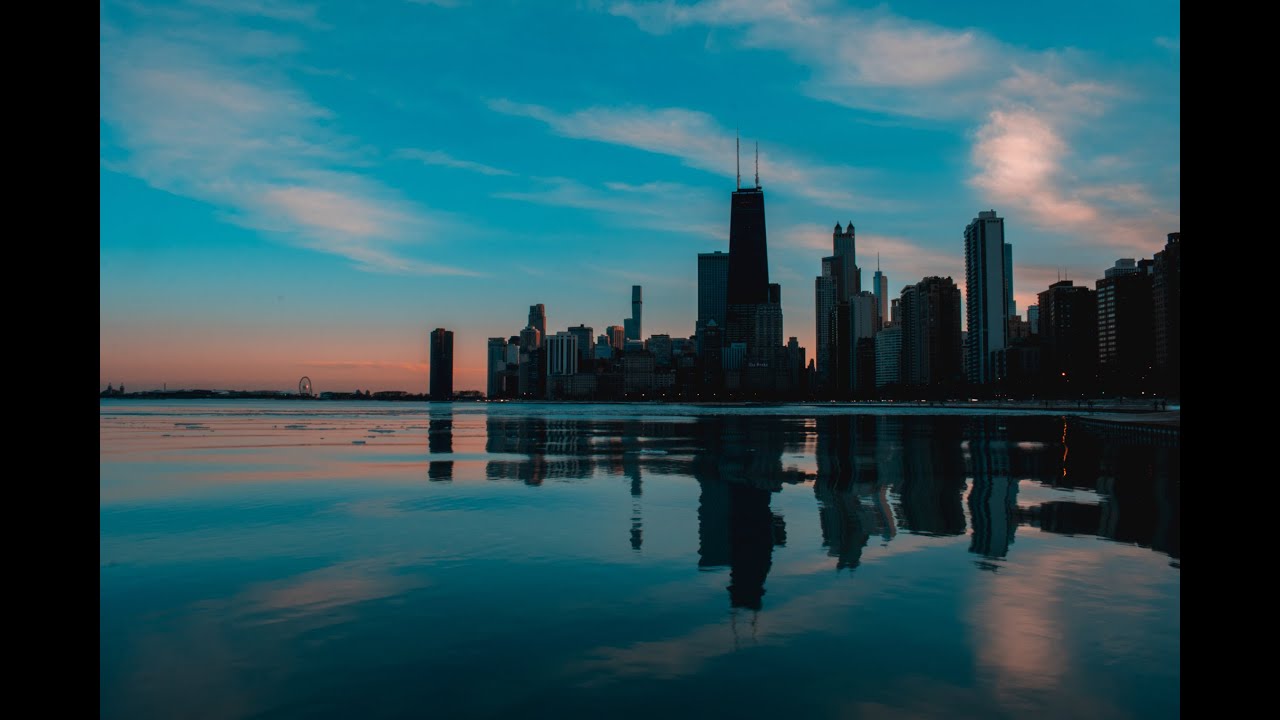 Relaxing Chicago Sunset Photography POV