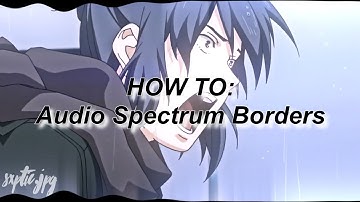 AFTER EFFECTS HOW TO: Audio Spectrum Borders