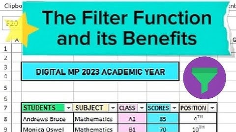 How to use the FILTER function in Microsoft Excel. #filter #microsoft #tutorial