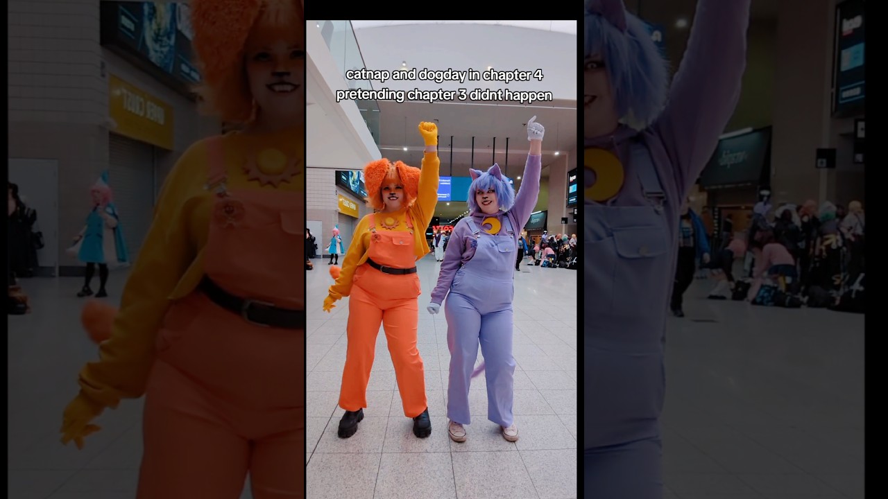 IM SO HAPPY THEY'RE BACK (as dolls) @sol.cosplays #poppyplaytimechapter1 #dogday #catnap #cosplay