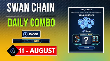 Swan chain daily combo code | swan chain today code | swan chain 11 august combo