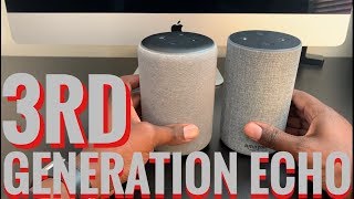 Unboxing 3Rd Gen Amazon Echo With Alexa Compared To 2Nd Generation Echo