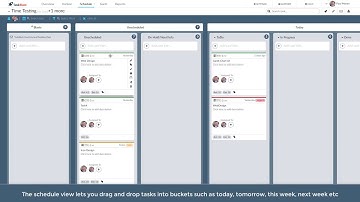 TaskBlast Project Management Software - Scheduling View