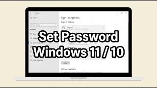 How to Set a Password on Windows Computer