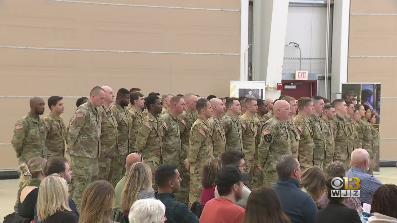 Deployment ceremony held as Maryland Army National Guard aviation battalion heads to Asia