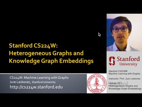 CS224W: Machine Learning with Graphs | 2021 | Lecture 10.1-Heterogeneous & Knowledge Graph Embedding