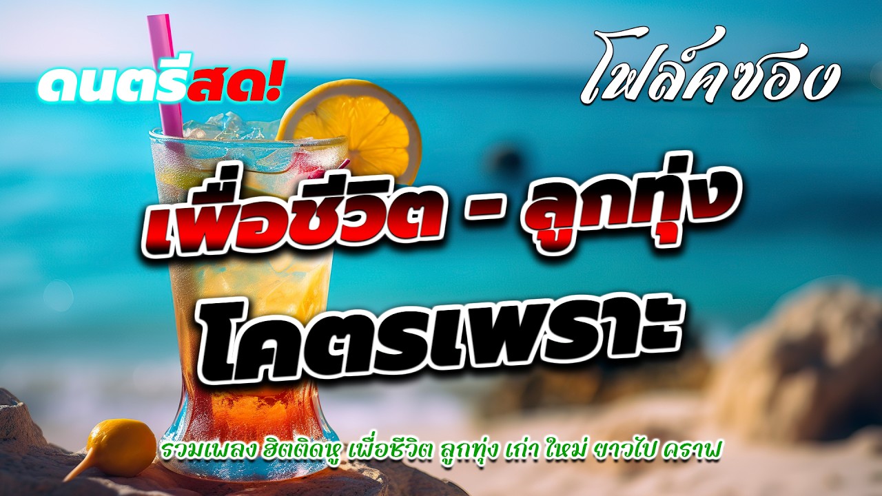 ดนตรีสดร้านเหล้า คัดเพลงเพื่อชีวิต-ลูกทุ่งโคตรเพราะ เหมือนฟังที่ร้าน ฟังยาวๆ เพลงฮิต เอาใจคนฟัง