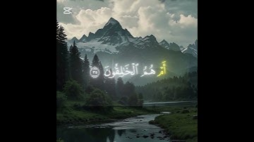 آيات من الذكر الحكيم🌿. القارئ محمد اللحيدان