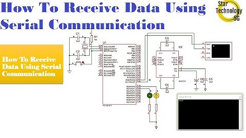 Microcontroller PIC16F877 Video 39 How To Receive Data Using Serial Communication