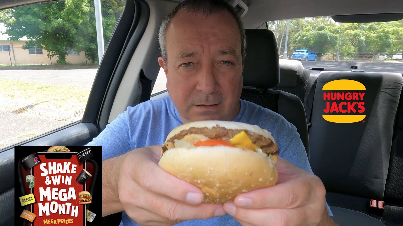 The Carolina Whopper & Mega Shake & Win From Hungry Jack’s - YouTube