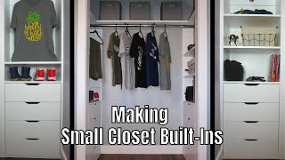 How to Make Small Closet BuiltIns