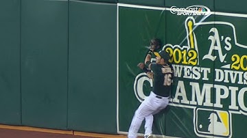 Reddick covers ground to make the catch