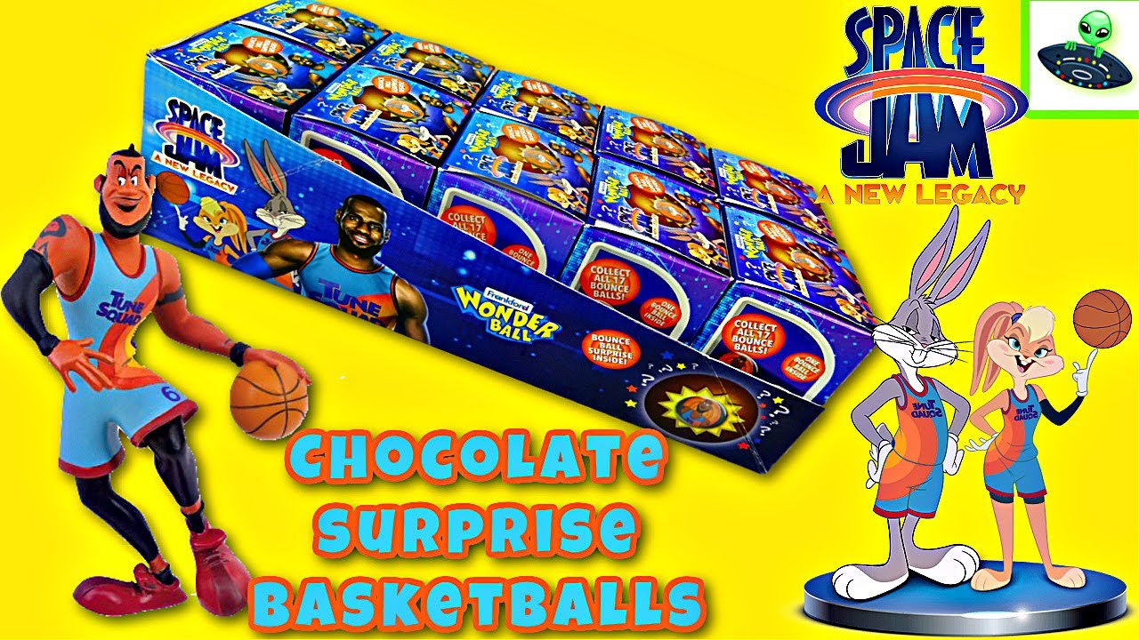 SPACE JAM A New Legacy Chocolate Surprise Basketballs (Wonder Ball) YouTube