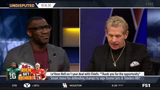 UNDISPUTED | Shannon reacts Le'Veon Bell on 1-yr deal with Chiefs: "Thanks you for the opportunity" screenshot 2
