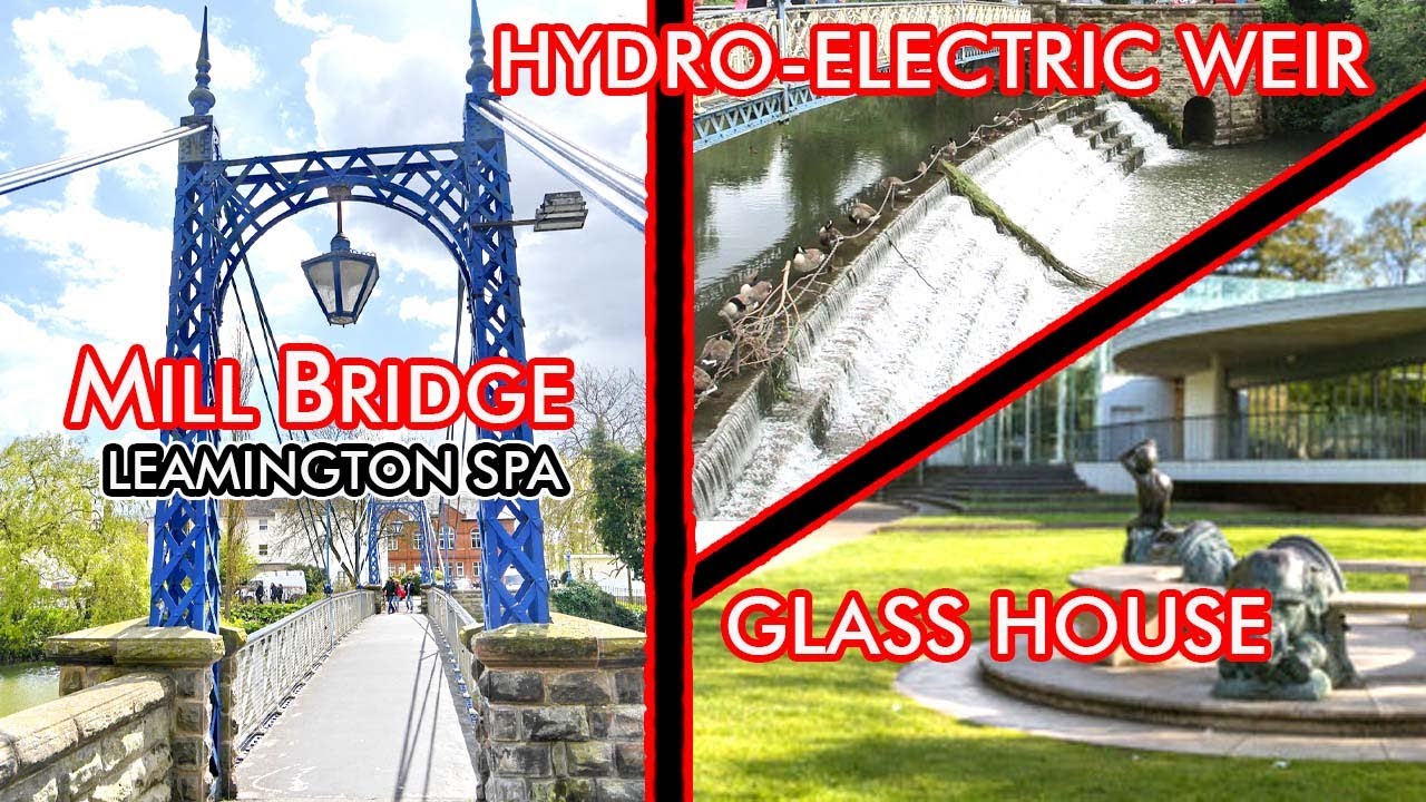120 YEAR OLD MILL BRIDGE & WEIR LEAMINGTON SPA, Jephson Gardens explore this excellent 